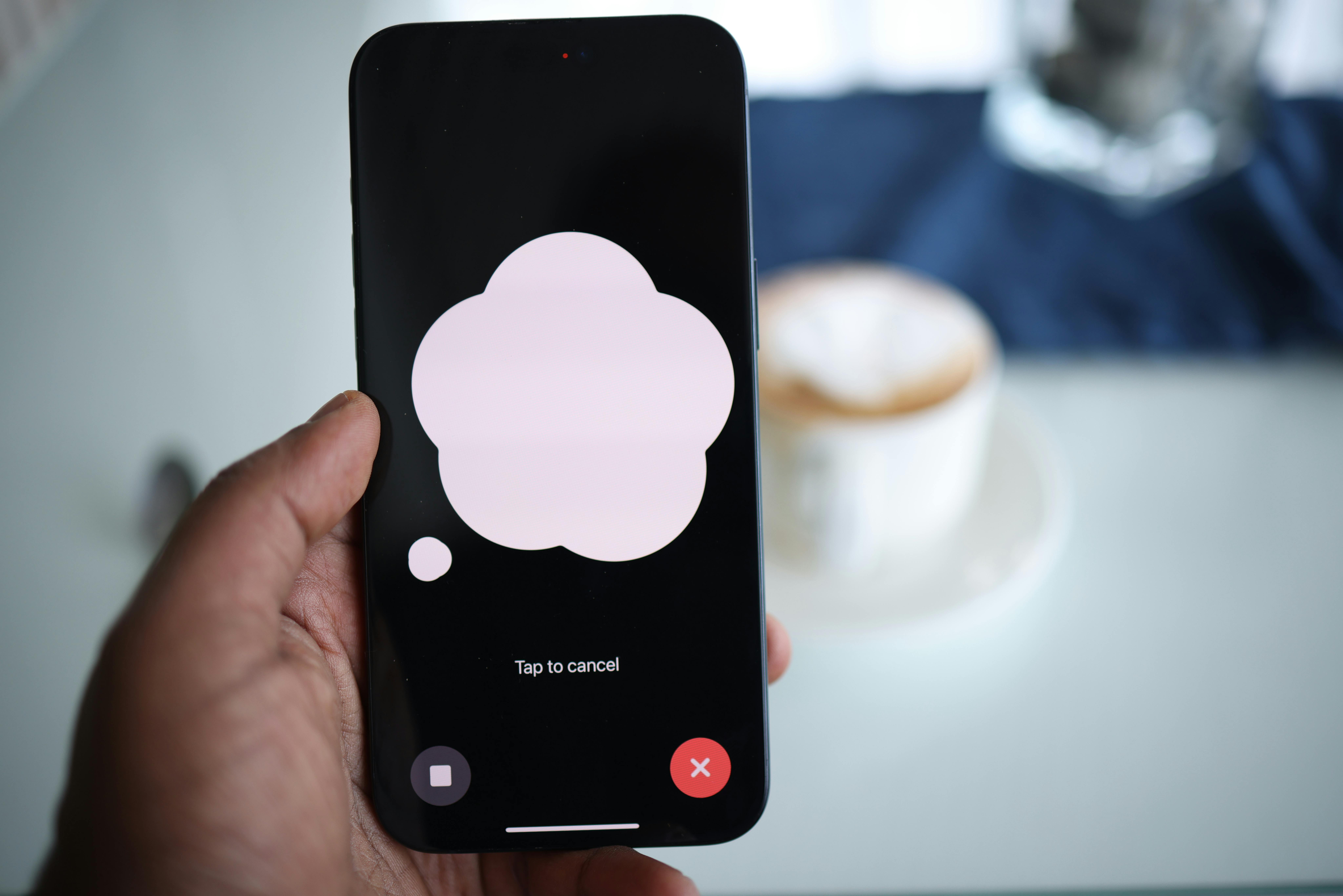 AR-style overlay showing IRIS detecting and responding