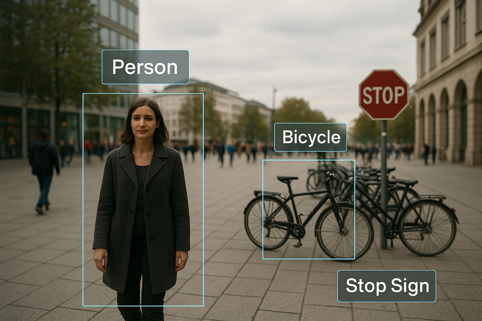 Detecting people and objects